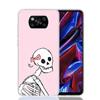 Pink Cat Skull Sorceress Witch Case Phone Cover for Xiaomi Redmi Note 10 9 9S 8 8T 7 5 Pro Mi 12T 11T 10T 9T 12 11 Lite A3 A2 Tr