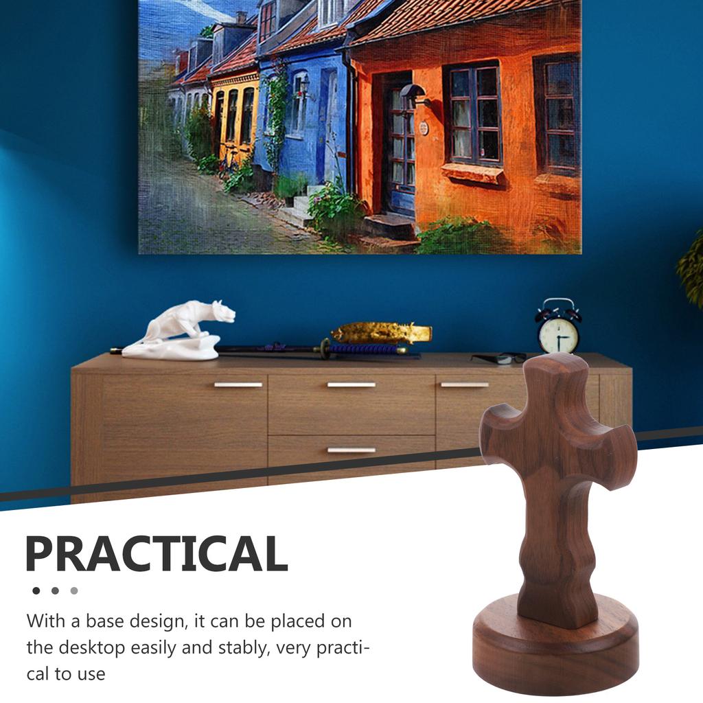 Декор обеденного стола Крест Орнамент Украшения для дома Деревянное ремесло Номер ребенка Свадьба