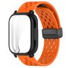 Дышащий ремешок+чехол для Redmi Watch 5 Active Силиконовый спортивный браслет Полностью закрывающий защитный чехол для ремешка Redmi Watch 5 Lite