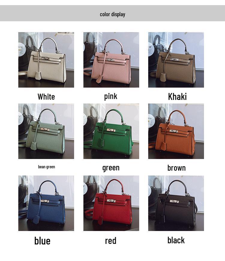 Женская универсальная сумка Kelly с узором «личи» - модная вместительная сумка через плечо и кроссбоди