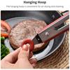 Kitchen Tongs with Silicone Tips Non-stick Food Clamp for Cooking Premium Stainless Steel Locking Cooking Tongs Heat Serving Utensils