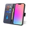 Magnet Case For Samsung S24 Ultra With Flap And Wallet - Blue