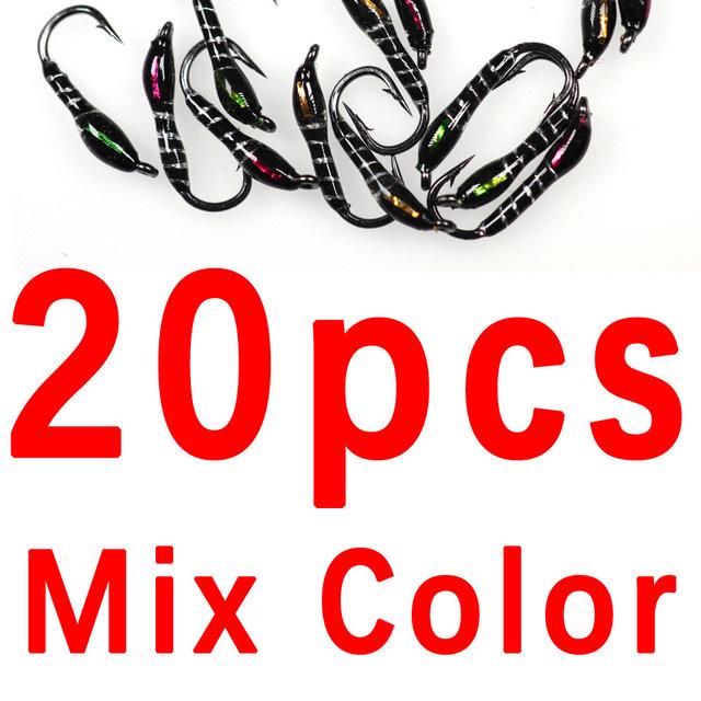 Набор крючков приманок на форель