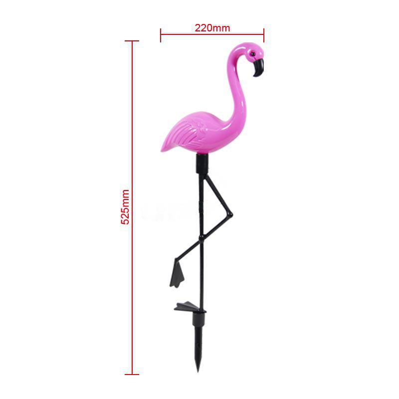 Flamingo LED Solar Garden Light: Outdoor Lawn and Courtyard Decoration