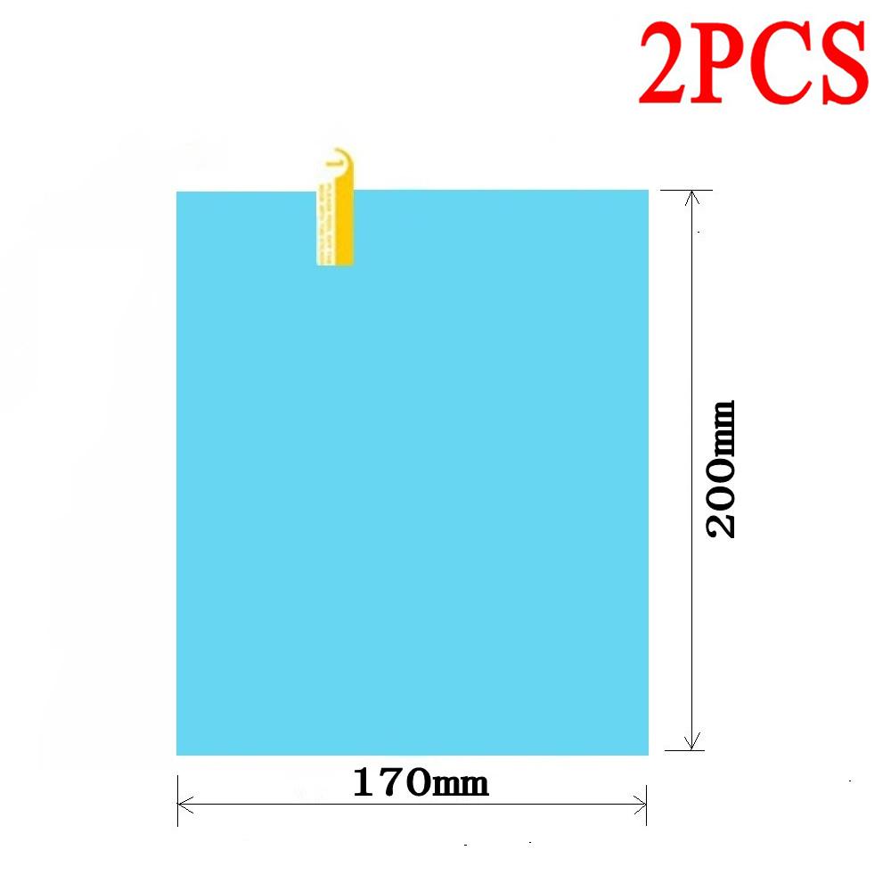 2шт автомобильное зеркало заднего вида, водонепроницаемая пленка для оконного стекла, противотуманная водонепроницаемая наклейка, прозрачная пленка для зеркала заднего вида для грузовиков, автозапчасти