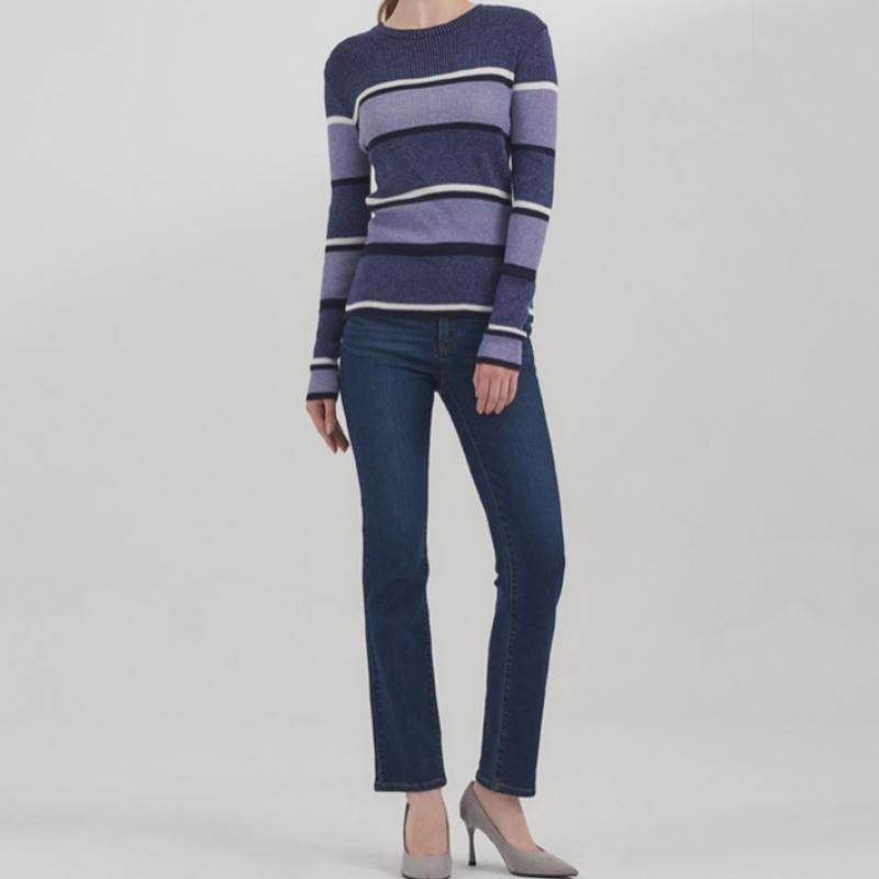 Bang Bang Women S Lycra Straight Fit jeanS Navy