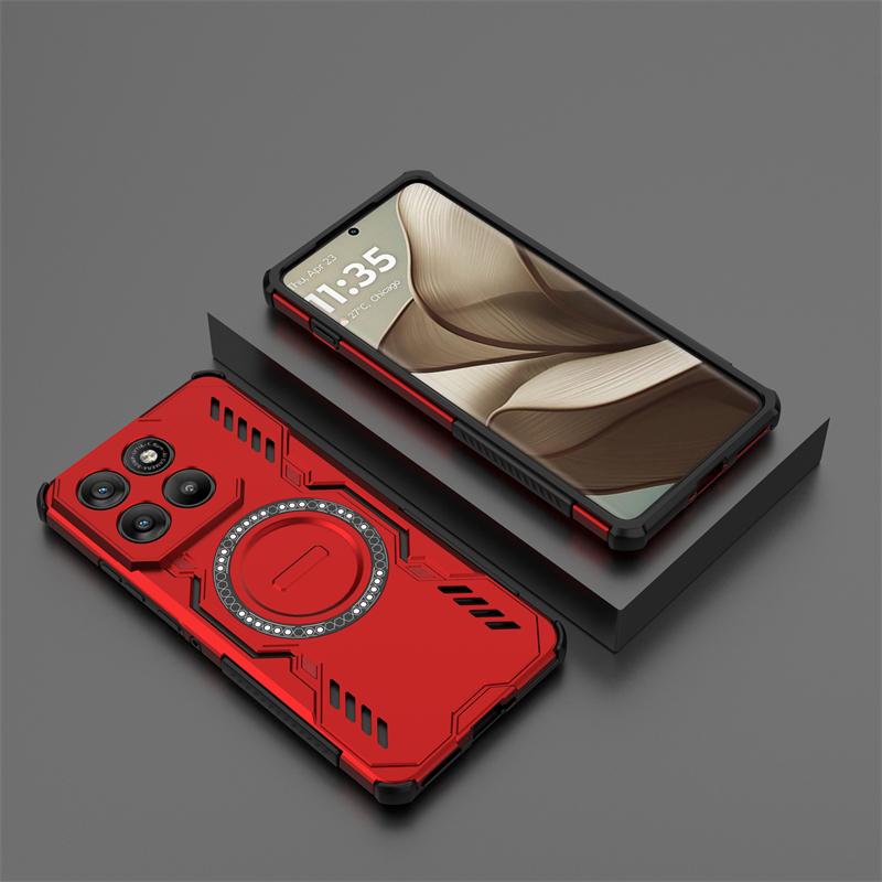 For Motorola Moto X70 Air Case For Moto X70 Air Anti-knock Armor Magnetic Adsorption Wireless Charge Cover For Moto X70 Air Case