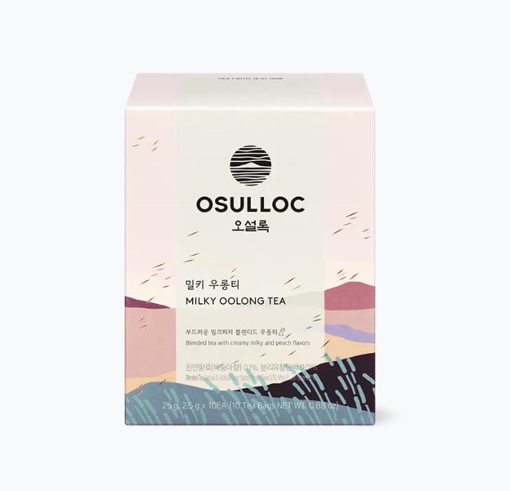 Osulloc Milky Oolong Tea 10 Sachets | Jeju Island Premium Korean Tea