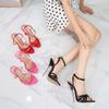 Женские туфли-лодочки 16 см сексуальные босоножки с открытым носком для ночного клуба стриптизерши каблуки клубные каблуки красные розовые туфли для фотосъемки размера плюс 44 45 46