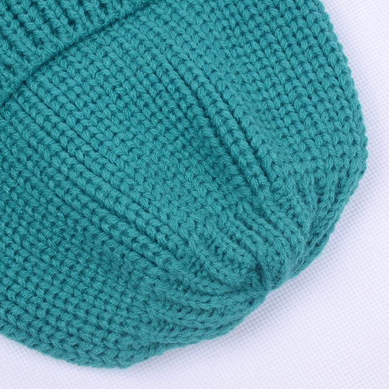 Candy color knitted hat, women's melon fur hat, men's autumn and winter solid color wool hat, pullover hat, warm versatile cold hat