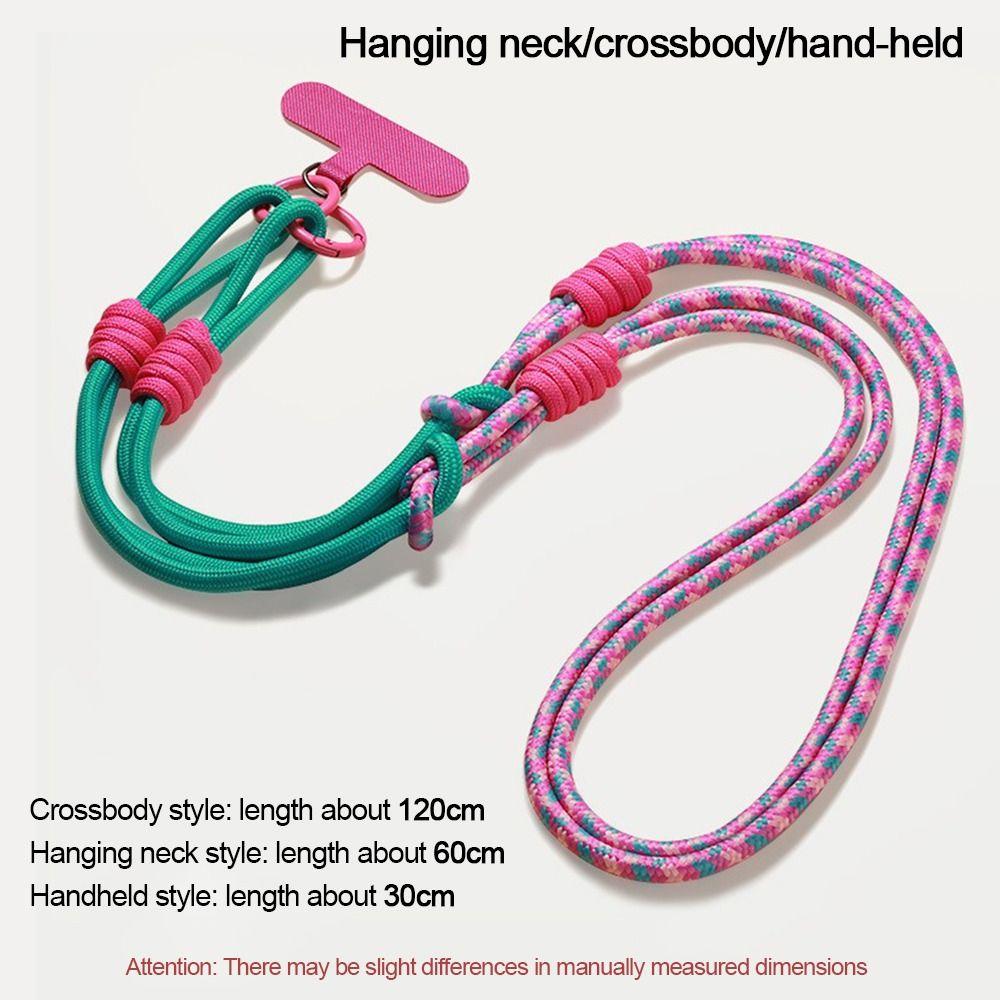 With Patch Phone Lanyards Adjustable Mobile Phone Straps New Hanging Cord Strap