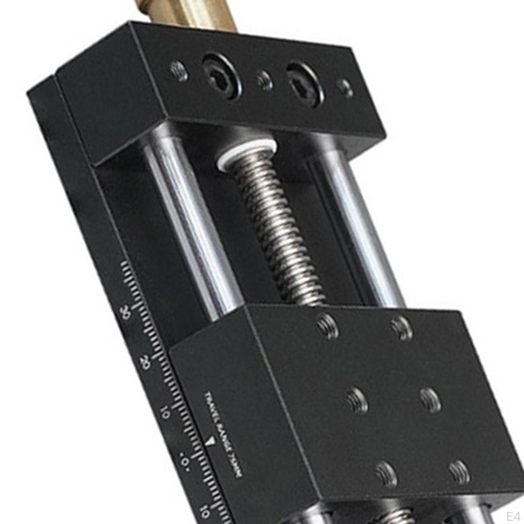 75 мм Ход ЧПУ Линейный Стол Перемещения Привод Движения Поперечный Стол Компонуемый Контргайка Рельс