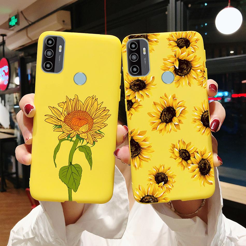 Чехол для OPPO A53S 2020 Мультяшный Coque Сердце Нарисованный Силиконовый Задняя Панель Телефона Для oppo a53s A 53s A53 s oppoa53 2020 Чехол-Ракушка