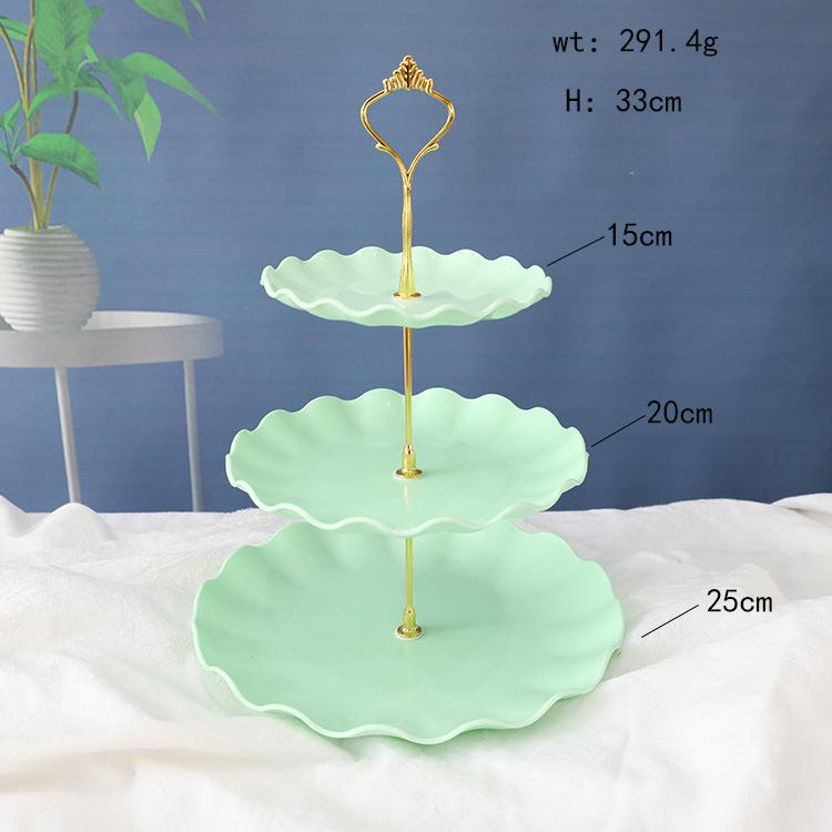 Three-Tier Dessert Display Stand for Parties and Weddings