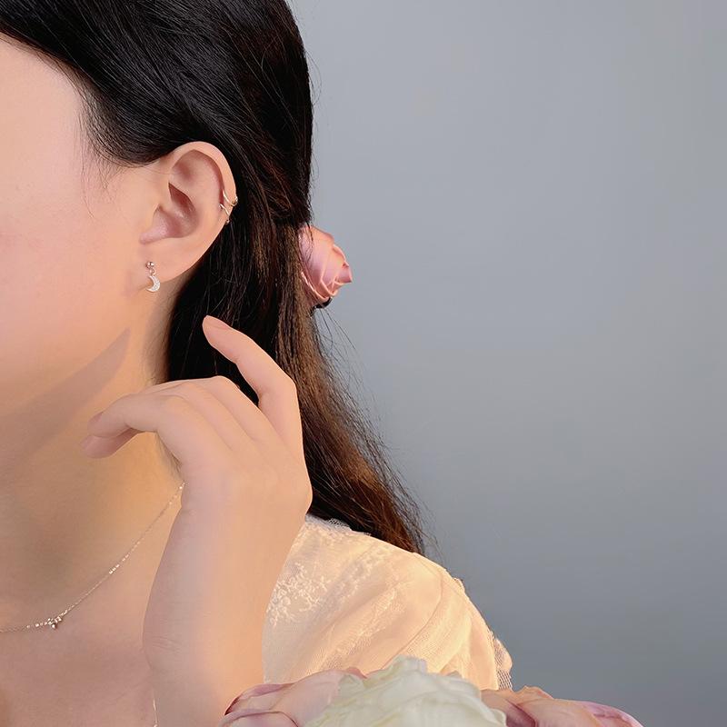 Изысканные серьги в виде звезд и луны для женщин Dream Sweet новые дизайнерские серьги