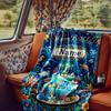 Underwater Birthday Celebration Blanket Durable Comfort For Sofa Couch Office Bed Picnics Ideal For All Seasons Stylish Decor Perfect Gift For