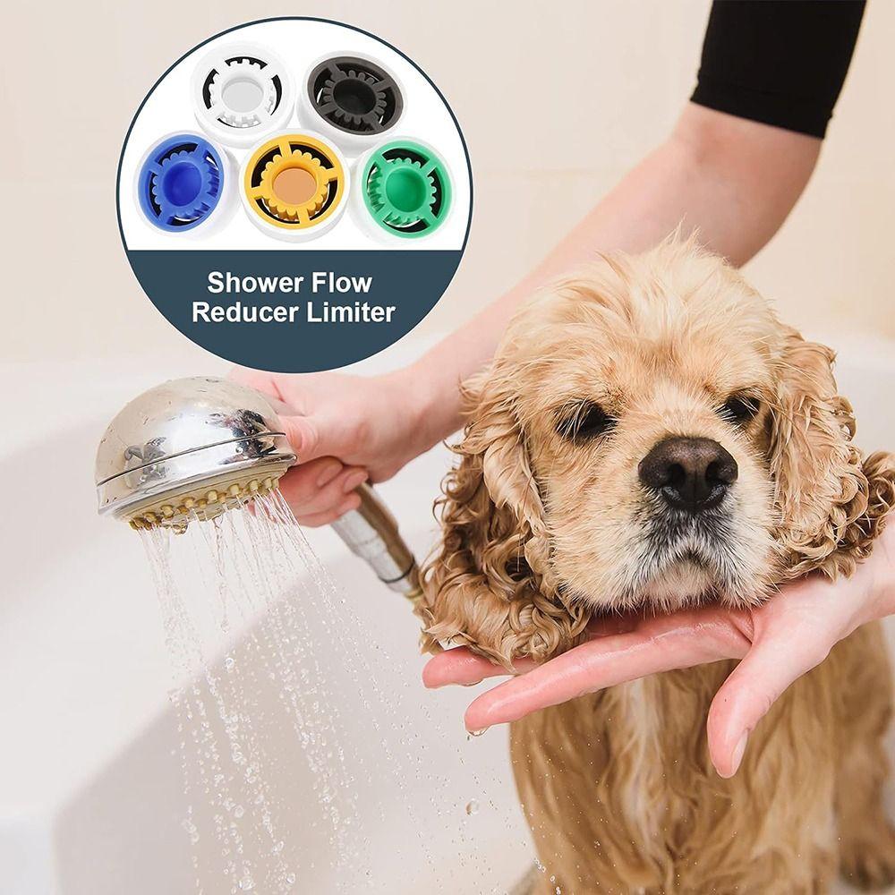 Пластик Ограничитель потока воды Смеситель Экономия воды Таблетка Душевая лейка Ограничитель Фиксированная душевая лейка