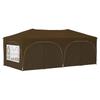 Pop up Party Tent 575 x 288 x 245 cm Taupe Oxford Fabric