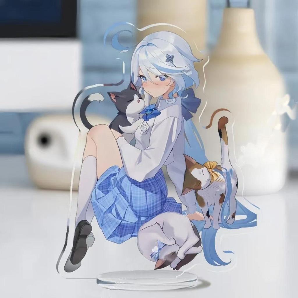 Фурина Гидро Архонт Акриловый Стенди - 10 см Настольное Украшение