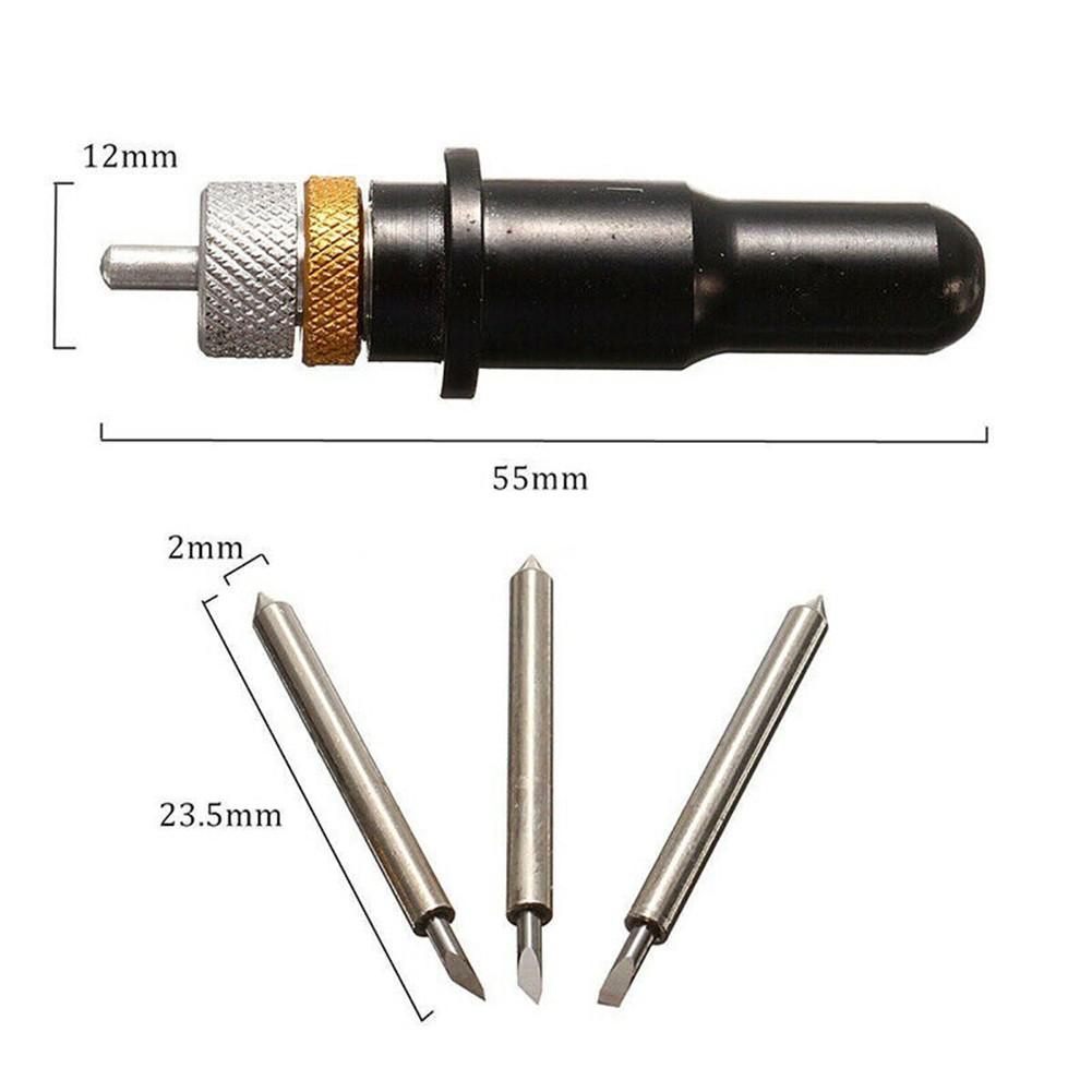 15x 30° 45° 60° Mix Blades + Blade Holder for Roland Vinyl Cutter Plotter