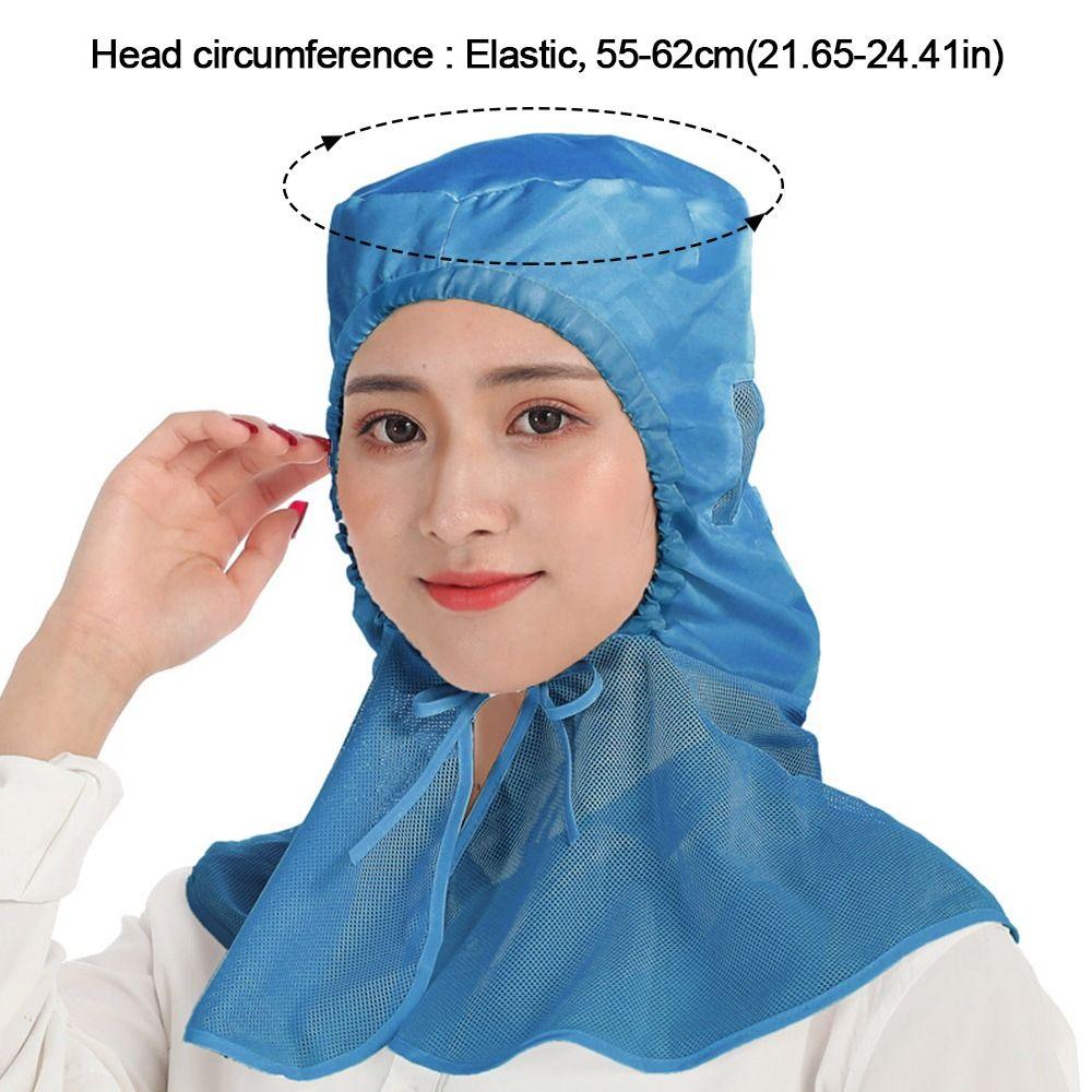 Дышащая Пыленепроницаемая Шаль Шляпа Защита Шеи Рабочая Шляпа Новая Рабочая Кепка Пищевая Фабрика