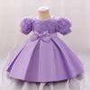 Платье принцессы с пайетками и рукавами-фонариками для девочек-цветочниц для малышей и младенцев