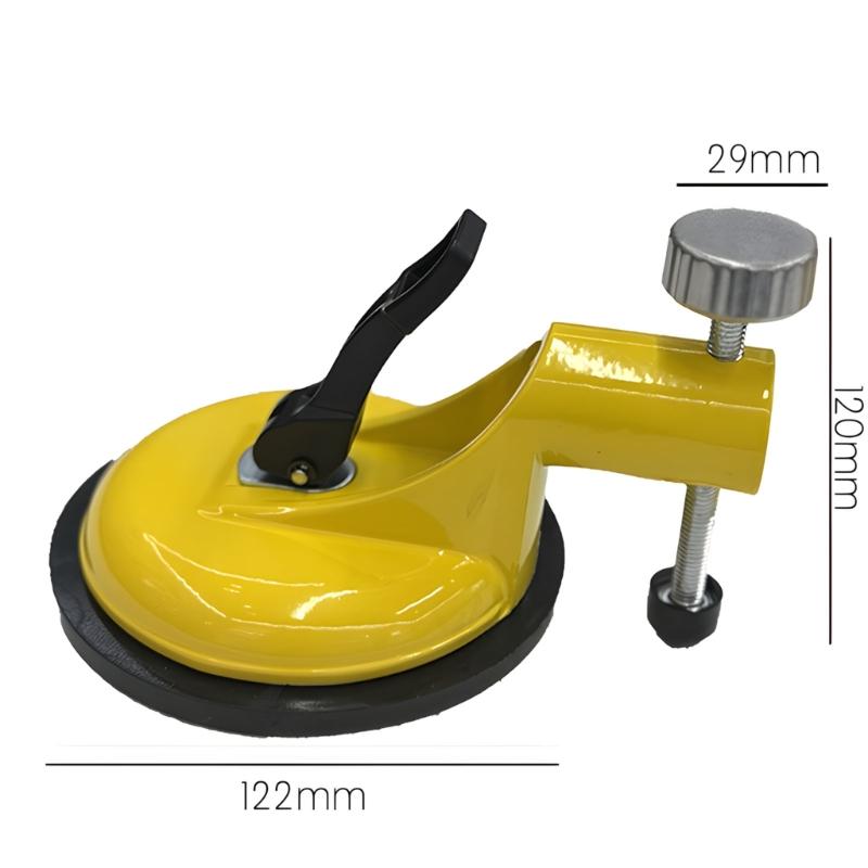 Metal Suction Cup Leveler for Perfect Tile Placement on Floor and Wall Surfaces in Construction Work