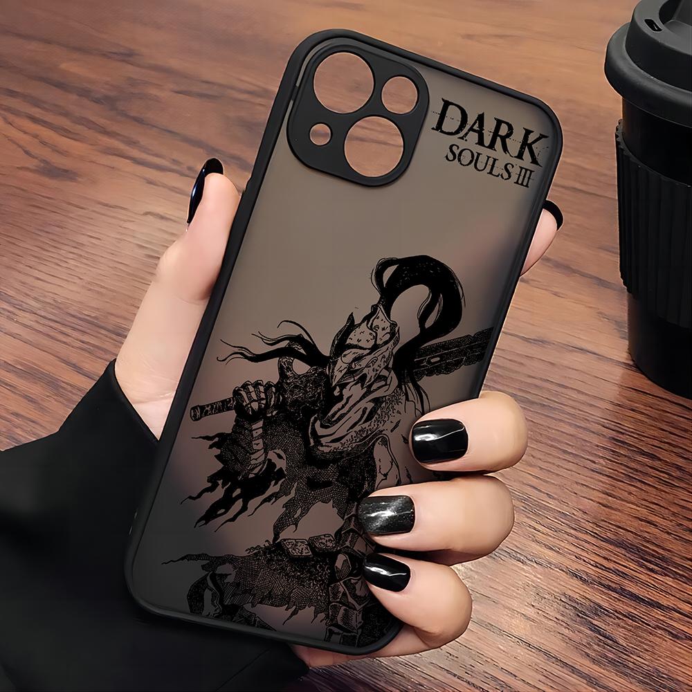 Чехол для телефона Dark Souls из горячей игры для iPhone 16 15 14 13 12 11 Pro Max X XR XS 7 8 Plus Mini SE 2020 2022 Матовый чехол