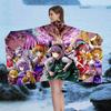 Классическое пляжное полотенце для плавания T-Touhou P-Project Аниме Мягкое Впитывающее Мочалка Детские Подарки Для Детей Путешествия Кемпинг Спортзал