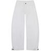 American white wide-leg pants women's autumn new design sense high waist thin loose casual banana pants