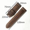 Высокое качество ретро 24 мм темно-коричневый Crazy Horse натуральная кожа ремешок для часов браслет для PAM PAM111 PAM441 PAM914 ремешок для часов