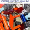 6000-7000PSI Greasing Injection Handheld Grease Filling 400CC Manual High-Pressure Pumping Grease Gun with Flexible Hose