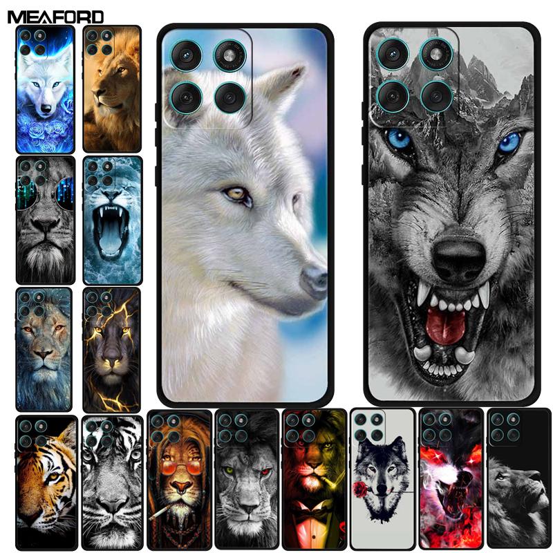 For Motorola Edge 60 Fusion Case XT2503-4 Wolf Lion Soft TPU Silicone Phone Cover for Motorola Edge 60 Fusion Case Fundas Coque