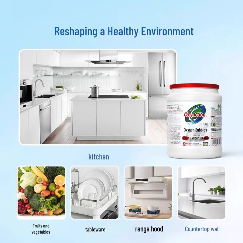 Fresh Oxygen Granules Laundry Detergent: Antibacterial, Stain-Removing, Disinfecting Powder