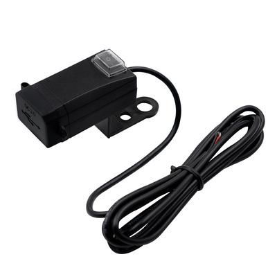 Двойное зарядное устройство USB для мотоцикла, зарядное устройство USB для телефона мощностью 24 Вт, водонепроницаемый USB-адаптер для руля мотоцикла, быстрая зарядка, двойное зарядное устройство USB для мотоцикла 12 В/24 В