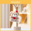 Toy Bear Plush Keychain With Soft Short Plush For Girls Gift Bag Decor