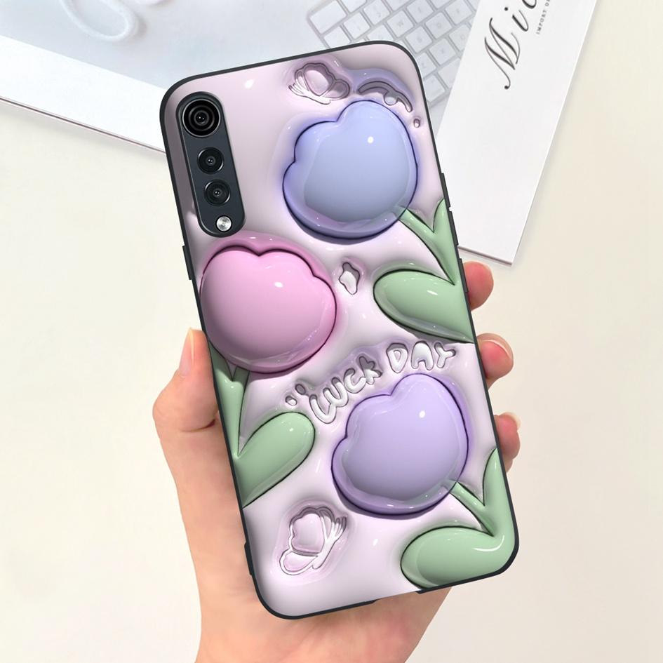 Для чехла LG Velvet Чехол для LG Velvet 5G LMG910EMW Ударопрочный Силиконовый Модный Расписной Мягкий Funda Для LGVelvet 5G UW LM-G900V Coque