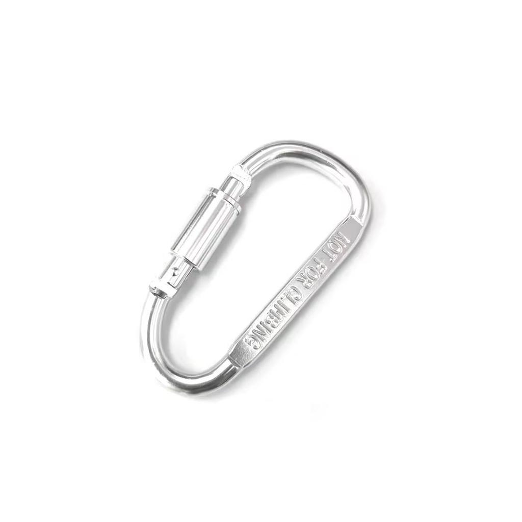 «Премиальная запирающаяся пряжка D-типа для альпинизма 8 см – быстросъемная алюминиевая клипса для рюкзака»