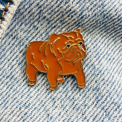 Новая эмалированная булавка, бульдог, собака, питомец, подарок на день рождения, 1 шт.