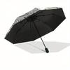 1pc Mickey Mouse,Cartoon Automatic Folding Umbrella: Compact 8 Bone Design Cartoon Outdoor Travel Companion, Business Umbrella, Christmas Va
