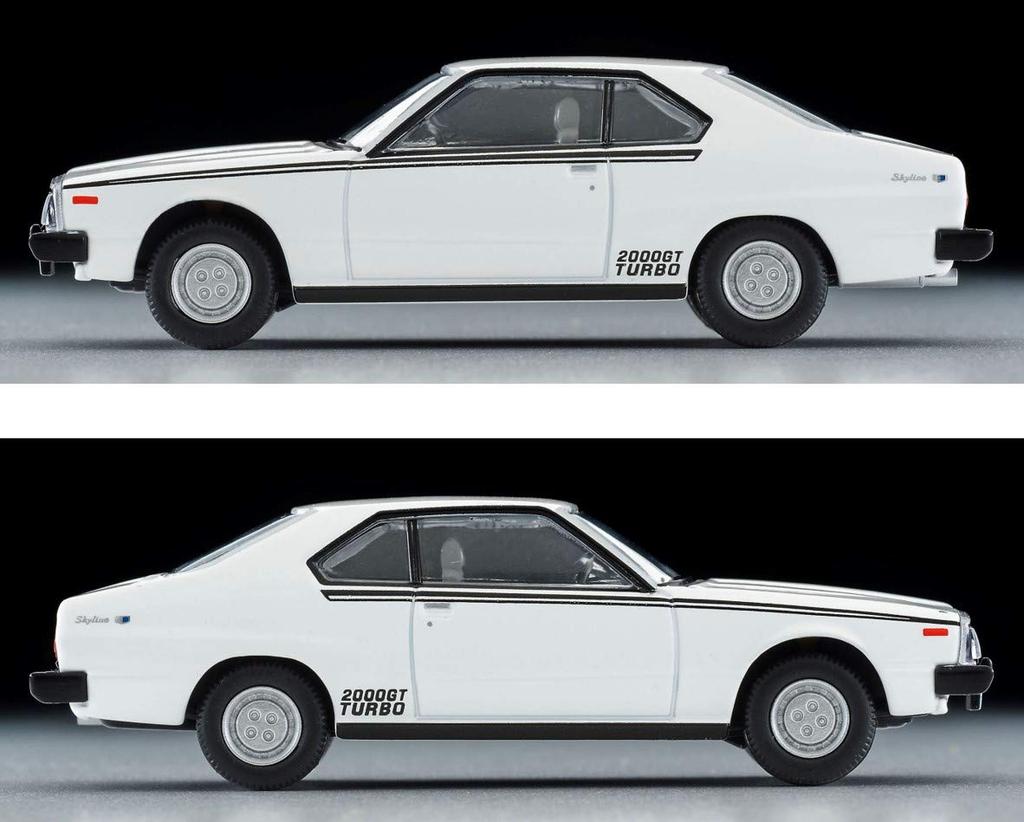 Tomytec Tomica Limited Vintage Neo Scale Nissan Skyline HT 2000 Turbo Thoroughbred White Finished Model 1/64 LV-N230a GT-E