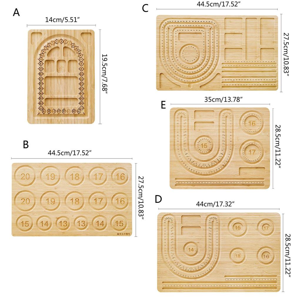 Доска-бисерница из массива дерева для DIY браслетов, ожерелий, бисероплетения, изготовления ювелирных изделий, органайзер-лоток, инструмент для рукоделия и измерения, аксессуары