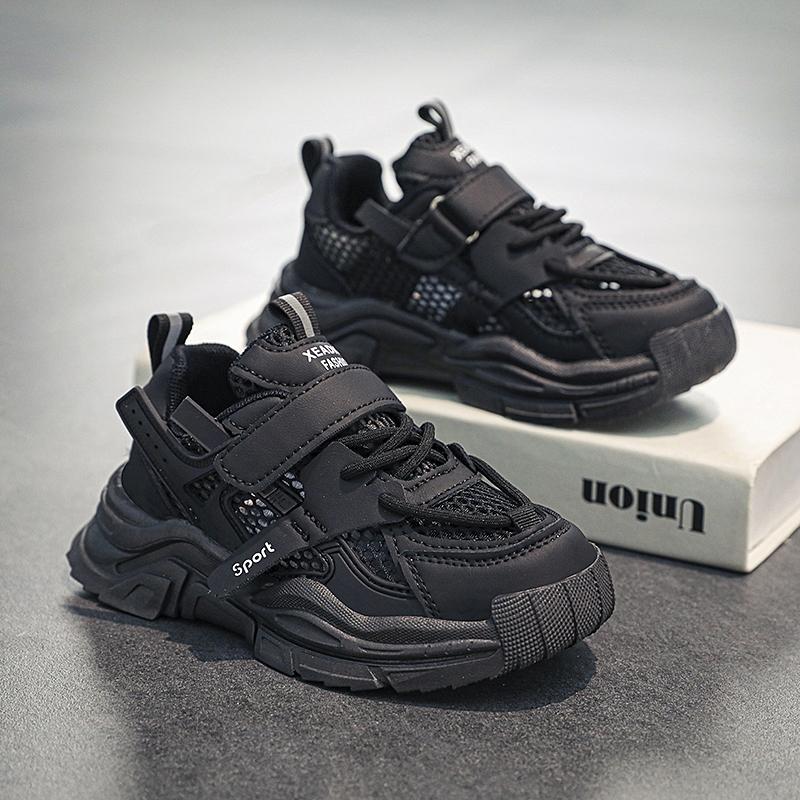 Детская мода, дышащая повседневная полые туфли для детей, студентов, трендовые спортивные кроссовки на мягкой подошве для бега для мальчиков и девочек, удобные спортивные кроссовки