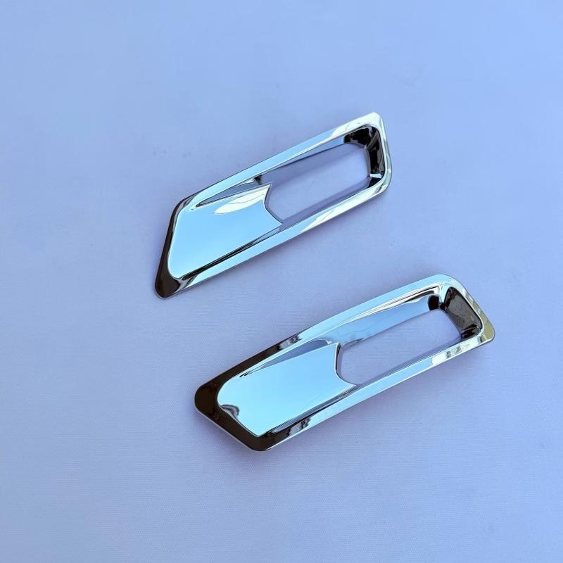 For Honda pilot 2024 2025 ABS chrome black Car Exterior Accessories Part Rear Fog Lamp Light Bumper Reflector Frame Cover Trim