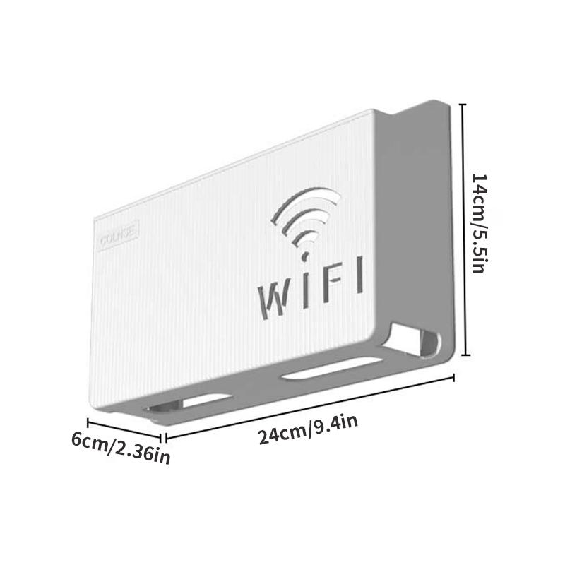 Home Router Storage Box Wireless WIFI TV Set-Top Box Wall Mounted Storage Rack For Living Room Bedroom Sorting Storage
