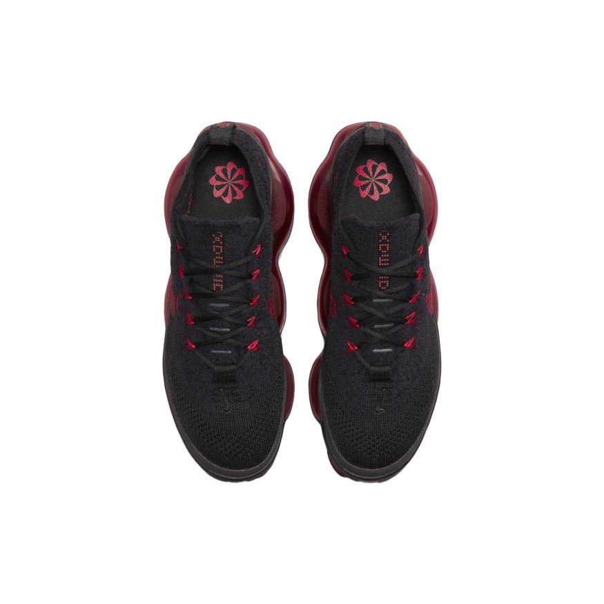 Nike Мужские кроссовки Air Max Scorpion Flyknit Bred, черные, университетский красный DJ4701-004