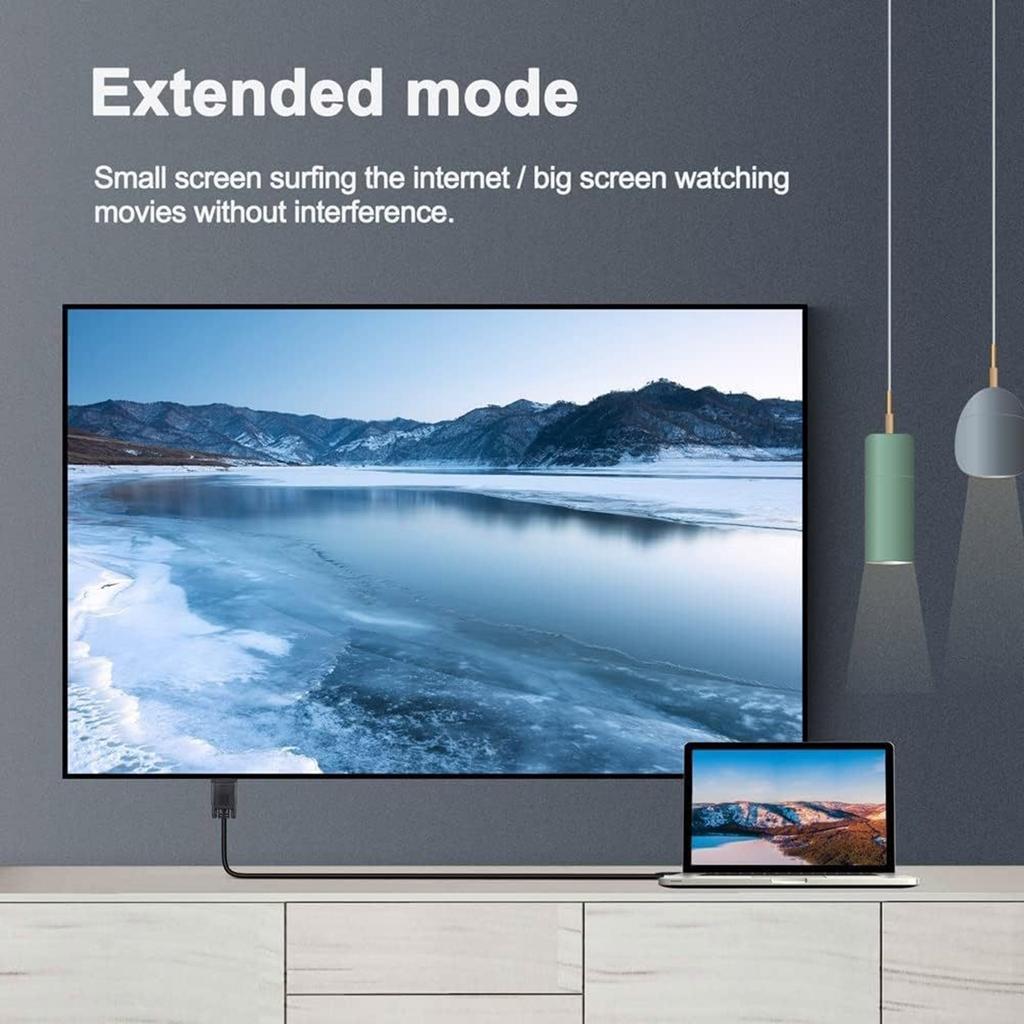 USB C To VGA Cable 31inch High Resolution Type C To VGA Male Converter Cable for Monitor and Projector