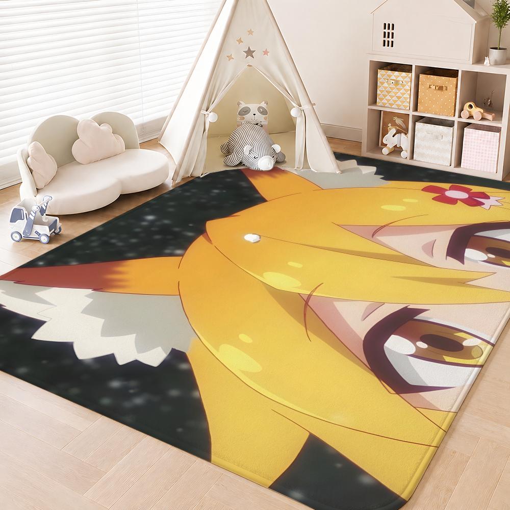 The Helpful Fox Senko San Cartoon Floor Mat Floor Mat Soft Flannel Non-Slip Door  Rug for Living Room