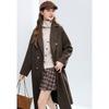 Betu Women's Elegant Mid-Length Wool Blend Coat