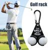 Держатель для мячей для гольфа, забавная стойка для мячей для гольфа и диспенсер с карабином, портативный мяч для гольфа
